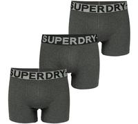 Superdry Boxer Triple Pack M3110452C Raven Black Marl M