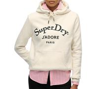 Superdry Brand Mark Relaxed Fit Hoodie M Beige