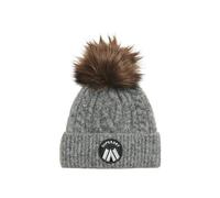 Superdry for woman. W9010188A Luxe braided knitted beanie grey (OSFA), Casual, Nylon