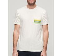 Superdry Cali Logo Short Sleeve T-shirt Beige S Men