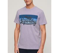 Superdry Cali Logo Short Sleeve T-shirt Purple XL Men