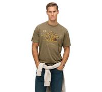 Superdry Campaign Souvenir Loose Fit Short Sleeve T-shirt Green M Men