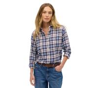 Superdry Check Flannel Boyfriend Long Sleeve Shirt