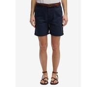 Superdry Chino Short, Blue, Size 14, Women Blue