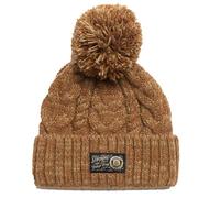 Superdry Chunky Cable Beanie Brown