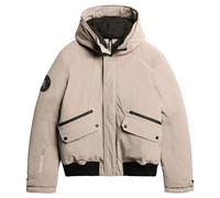Superdry City Padded Bomber Jacket Beige L Men