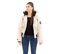 Superdry City Padded Bomber Jacket Beige XL Women