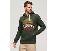 Superdry reat Outdoors Graphic Hoodie Khaki