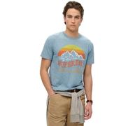 Classic casual T-shirt Superdry Great Bleu S
