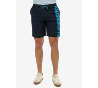 Superdry Classic 19 Logo Board Swim Shorts - Navy, Navy, Size 2Xl, Men Navy