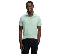 Superdry Classic Cotton Linen Short Sleeve Polo Green L Men