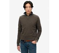 Superdry Classic Essential Crew Sweat Top- Black, Black, Size 2Xl, Men Black