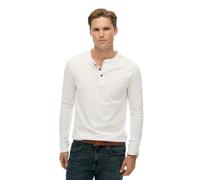 Superdry Classic Essential Grandad Long Sleeve T-shirt White 2XL Men