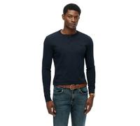Superdry Classic Essential Grandad Long Sleeve T-shirt Blue 2XL Men