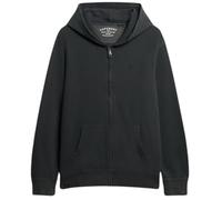 Superdry Classic Essential Ziphood - Charcoal (UK, Alpha, XL, Regular, Regular, Charcoal)