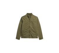 Superdry Classic Harrington Jacket - Khaki, Khaki, Size L, Men Khaki
