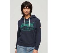 Superdry Classic Heritage Hoodie Navy Marl