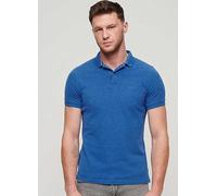 Superdry Classic Pique Short Sleeve Polo Blue S Men