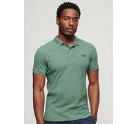 Superdry Piqué Polo Shirt Melange Green size L