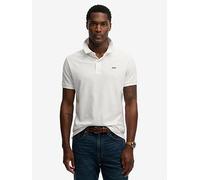 Superdry Classic Pique Polo Shirt, White, Size 2Xl, Men White