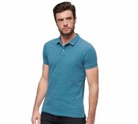 Superdry Classic Pique Short Sleeve Polo Blue S Men
