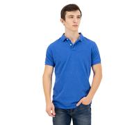 Superdry Classic Pique Short Sleeve Polo Blue S Men