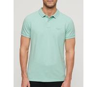 Superdry Classic Pique Short Sleeve Polo Green S Men