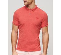 Superdry Classic Pique Short Sleeve Polo Orange M Men