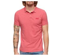 Superdry Classic Pique Short Sleeve Polo Pink S Men