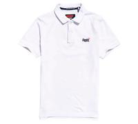 Superdry Classic Pique Short Sleeve Polo White 3XL Men