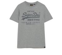 Superdry Classic Vintage Logo Heritage Short Sleeve T-shirt Grey S Men