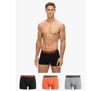 Superdry & Co 3 Pack Pure Cotton Logo Waistband Boxers Multi