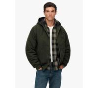 Superdry & Co Canvas Hooded Parka Jacket Green
