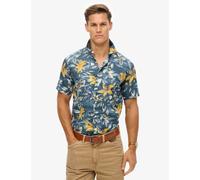 Superdry & Co Cotton Blend Hawaiian Shirt Blue Mix