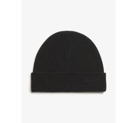 Superdry & Co Cotton Rich Knitted Beanie Hat Black