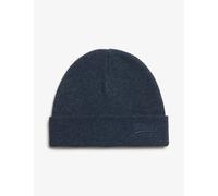 Superdry & Co Cotton Rich Knitted Beanie Hat Navy