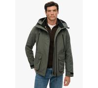 Superdry & Co Embroidered Hooded Ultimate Windbreaker Coat Dark Grey