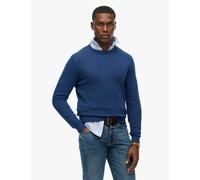 Superdry & Co Men's Pure Cotton Crew Neck Jumper - Blue, Blue