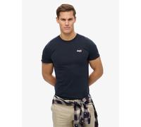 Superdry & Co Men's Pure Cotton Embroidered Logo T-Shirt - Navy, Navy
