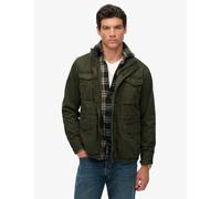 Superdry & Co Men's Pure Cotton M65 Military Utility Jacket - Khaki, Khaki
