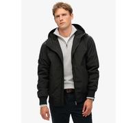 Superdry & Co Men's Relaxed Fit Surplus Hooded Bomber Jacket - Black, Black,Green
