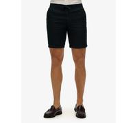 Superdry & Co Merchant Linen Rich Shorts with Cotton Navy