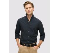 Superdry & Co Pure Cotton Check Oxford Shirt Navy