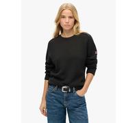 Superdry & Co Pure Cotton Crew Neck Relaxed Jumper Dark Grey