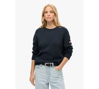 Superdry & Co Pure Cotton Crew Neck Relaxed Jumper Navy