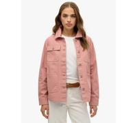 Superdry & Co Pure Cotton Denim Relaxed Utility Jacket Pink