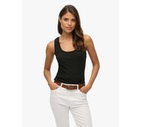 Superdry & Co Pure Cotton Racerback Vest Black