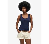 Superdry & Co Pure Cotton Racerback Vest Navy