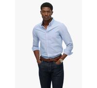 Superdry & Co Pure Cotton Striped Oxford Shirt Blue Mix