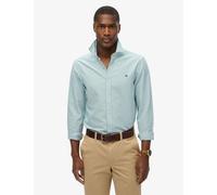 Superdry & Co Pure Cotton Striped Oxford Shirt Green